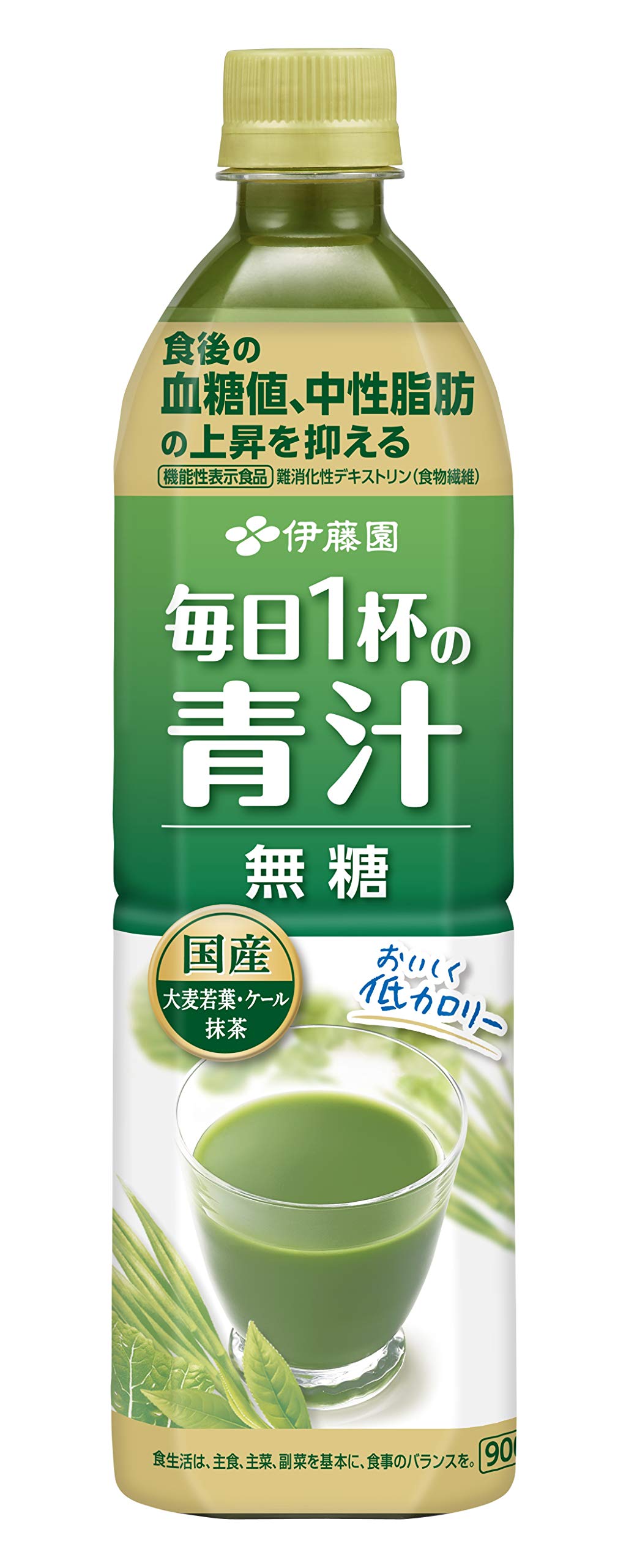 [機能性表示食品] 伊藤園 毎日1杯の青汁 無糖 900g ×12本入×2ケース 24本商品画像