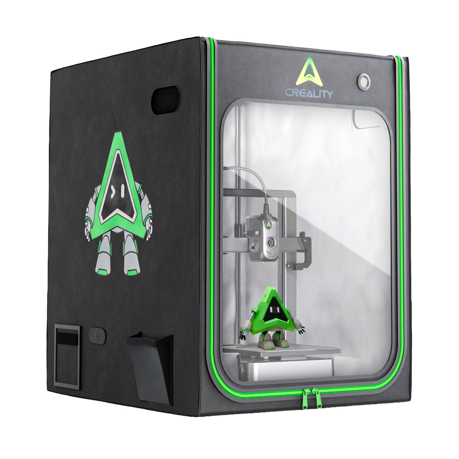 Photo 1 of Creality 2026 3D Printer Enclosure, Professional Constant-Temperature Enclosure with LED Lighting, Effectively Dustproof & Noise Reducing, Optimizes Printing Environment, 20.47”x23.62” x28.34”