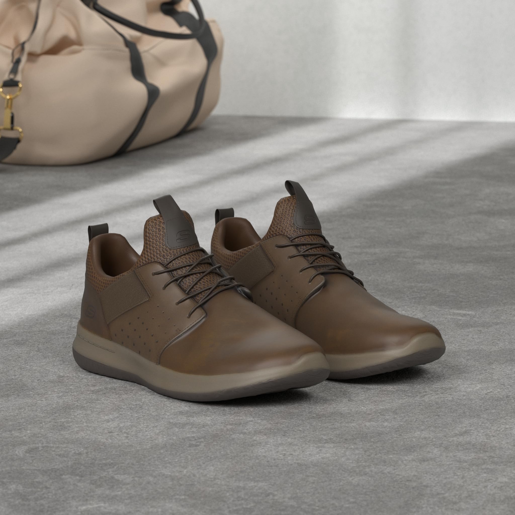 Skechers Men's Delson- Axton Slip On Trainers