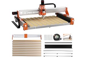 FoxAlien XE-PRO 8040 Extension Kit with Upgraded Hybrid Spoilboard for X-axis, for XE-PRO CNC Router Machine