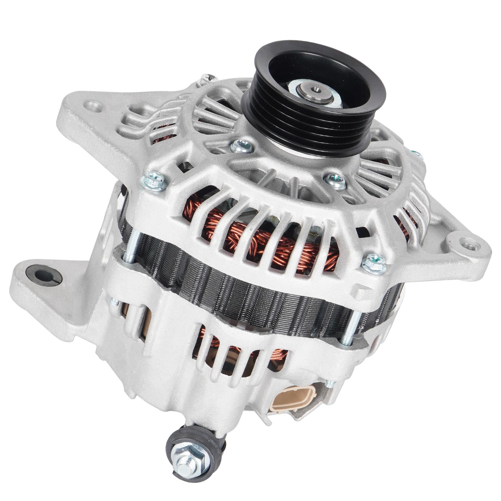 Photo 1 of 90A New Alternator Fit for Subaru 2.5L, for Forester 2003-2005, for Baja 2003-2006, for Impreza 2005, for Outback Legacy 2000-2004, for SAAB 9-2X 2005 / Outback Legacy 2000-2002(Manual Transmission)