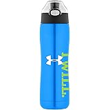 Under Armour Beyond 18 Ounce Vacuum Insulated Bottle with Flip Top Lid, Electric Blue