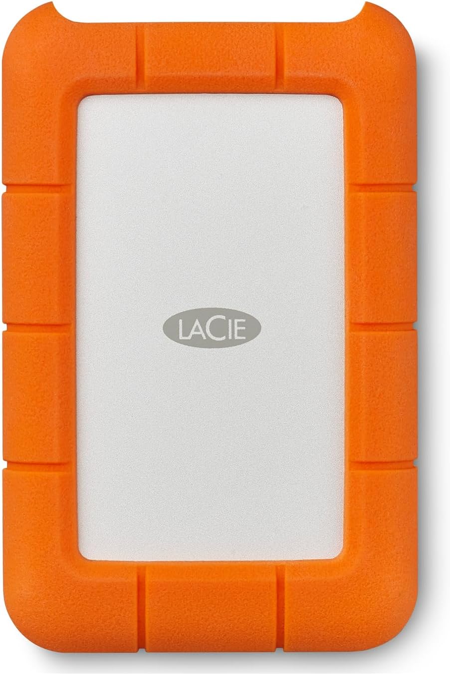 LaCie Rugged USB-C 2TB External Hard Drive USB 3.0 Drop Dust Rain Orange