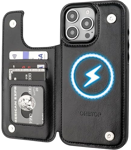 Amazon.com: ONETOP Compatible with iPhone 16 Pro Max Wallet Case