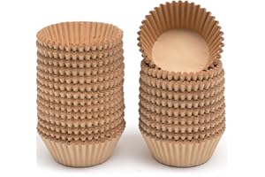 qiqee Jumbo Natural Cupcake Liners Cupcake Cups Muffin Liner 300-Count Food Grade Cupcake Papers Baking Cups Cupcake Wrappers