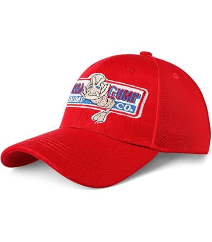 Amazon.com: Bubba Gump Shrimp Hat for Men,Red Forrest Embroidered