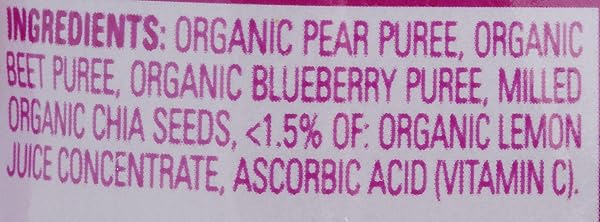 HAPPY BABY BLUEBERRY, PEAR, BEET, 4.22 OUNCE