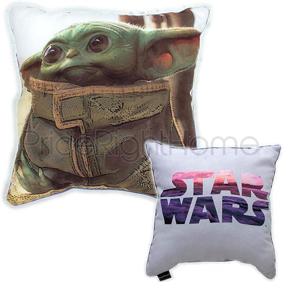 Baby Yoda Official Square Cushion Pillow Officially Licensed Super