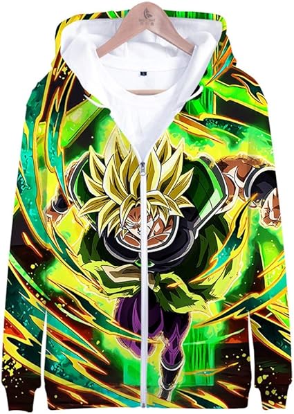 dragon ball z broly hoodie