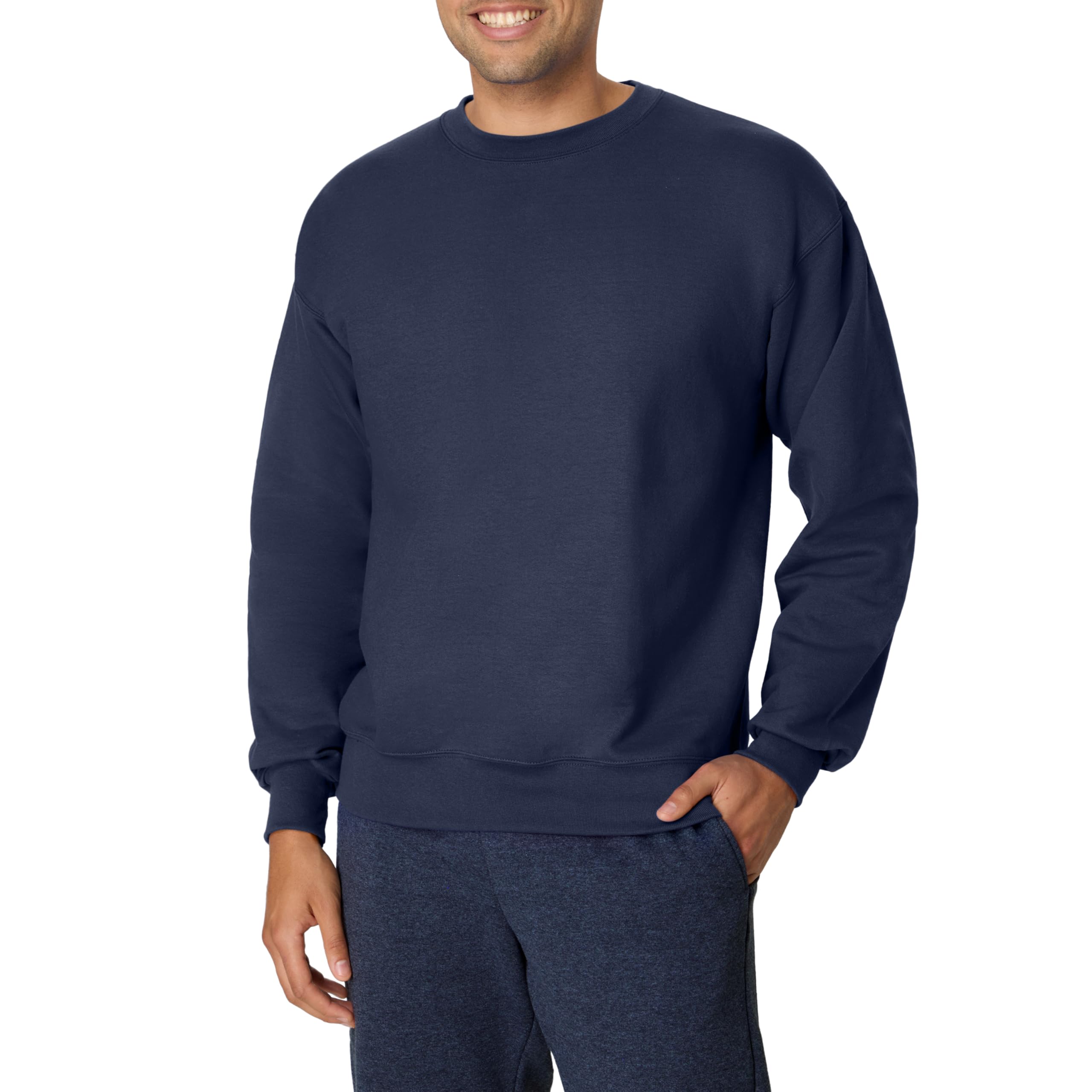Photo 1 of ** USED** Hanes Men's Ultimate Cotton Heavyweight, Navy, X-Large