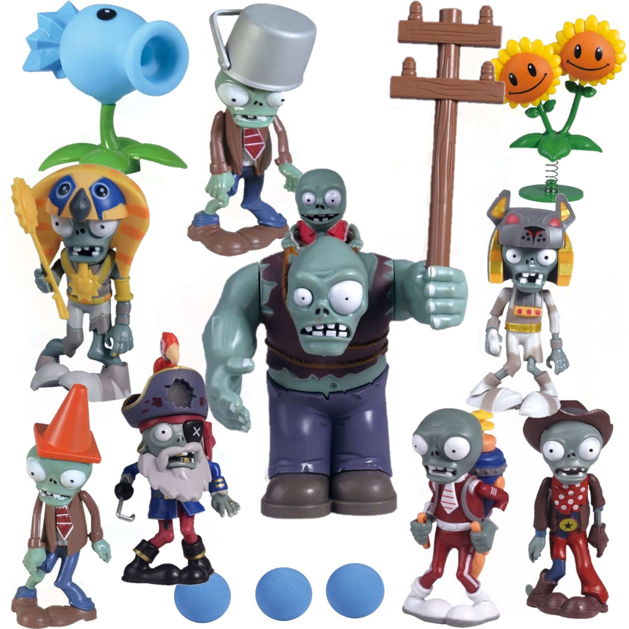 Pvz Rv Toy Mua Plants and Zombies Toys Figures vs Peashooter Party Favors Birthday ...