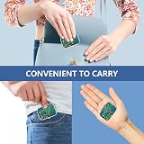Hion Pill Box 2 Compartment Metal Case Portable Medicine Organizer 2 PCS view 6