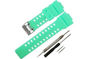 RIHAHISY 16mm G-Shock replacement watch bands for Casio G-Shock GLS-8900/GW-8900/GA-110/GA-100C/GA-120/GD-110/GLS-100