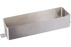 Baldwin 0050.324 Letter Box Sleeve, Satin Stainless Steel