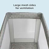 My Babiie Travel Cot Elephants Lightweight Birth to 15kg Easy Fold Grey view 9