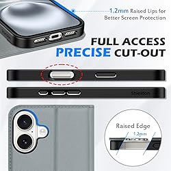 SHIELDON Case for iPhone 16 Plus 6.7" 2024, Genuine