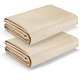 Heavy Duty Fiberglass Welding Blanket, Heat Resistant Blanket with Brass Grommets, Multi-Purpose Welding Mat for Grill, Smoker, Camping, Industrial Use (4x6 ft - 2 Pack)