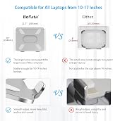 BoYata Laptop Stand Ergonomic Aluminum Height Adjustable 10-17 inch Silver view 5