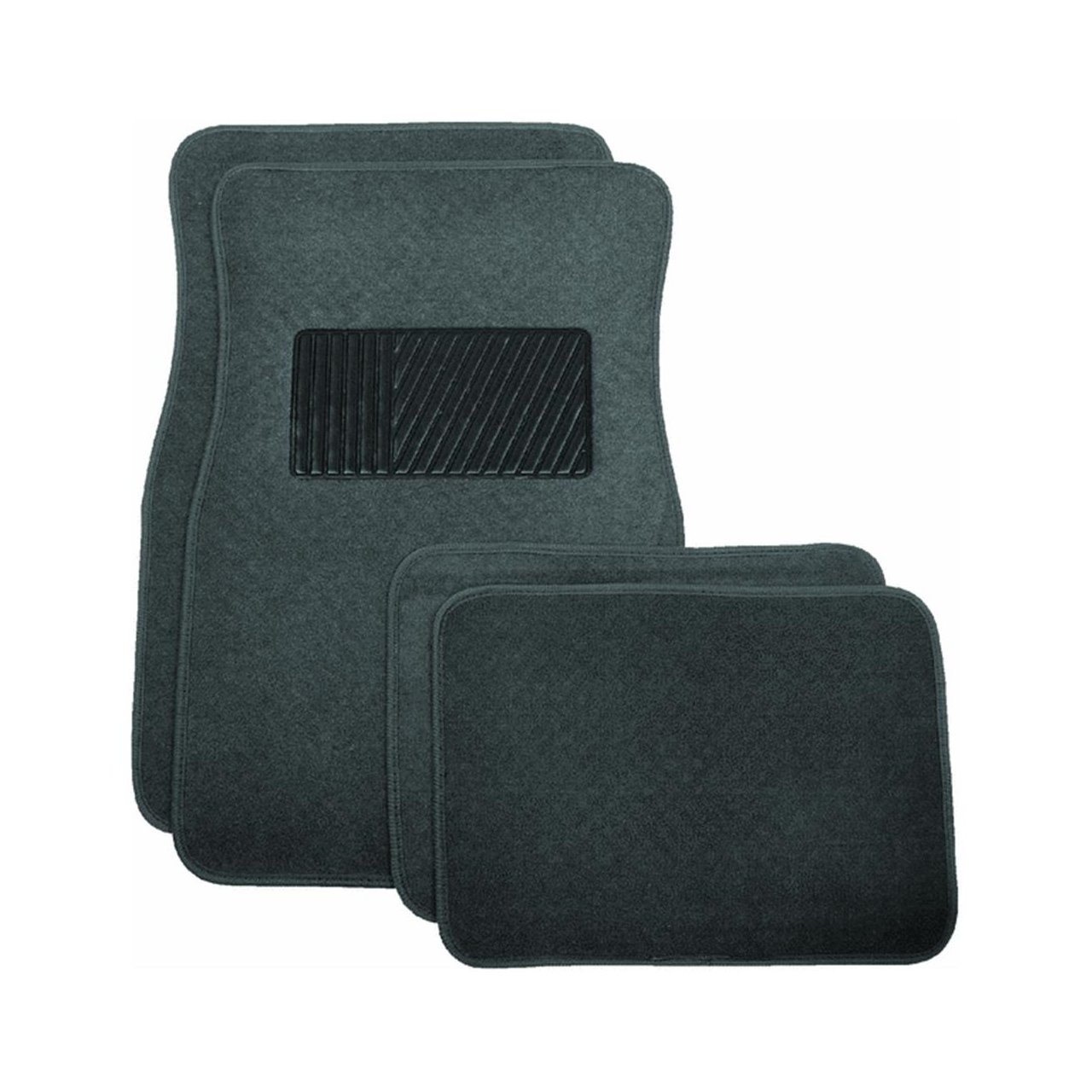 4PC GRY Mat/Heel Pad Automotive