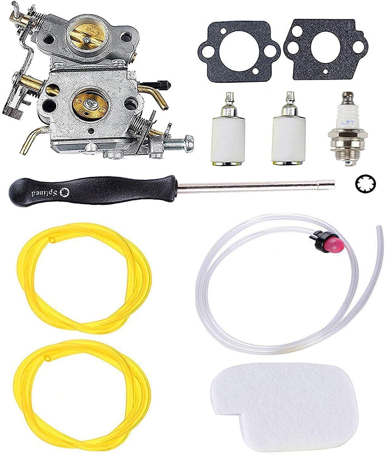 Podoy P3314 Carburetor for Compatible with Poulan Chainsaw Parts PP4218A Air Fuel Filter with Adjustment Tool Tune-up Kit for P3416 P3816 P4018 PP3416 PP3516 PP3816 PP4018 PP4218 PPB3416 PPB4018: Garden & Outdoor
