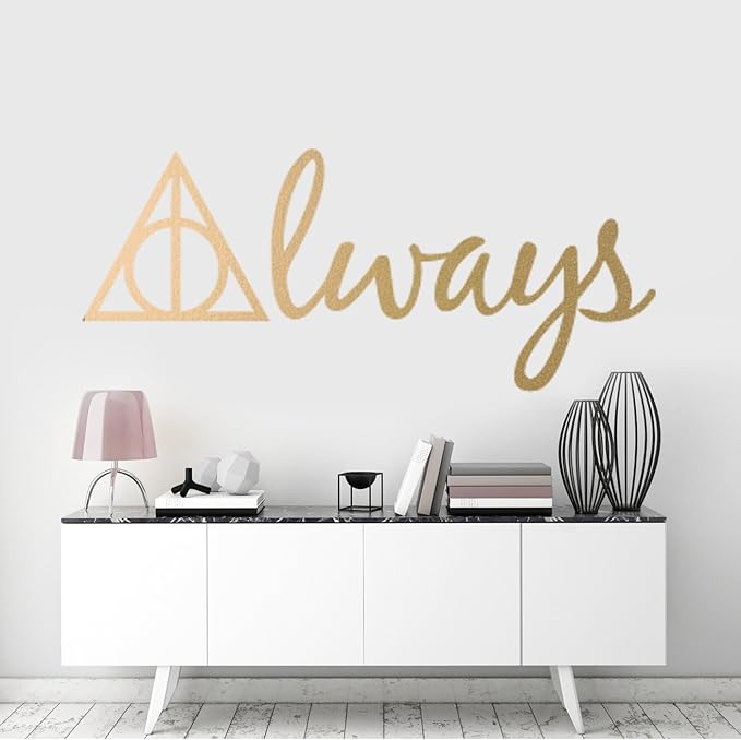 Harry Potter Heiligtümer des Todes Symbol immer, abnehmbarer Wandtattoo, selbstklebend Aufkleber