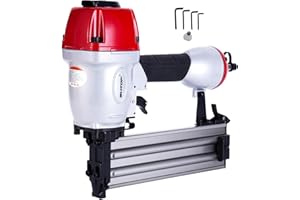 BHTOP Concrete Nail Gun, 14 Gauge 5/8 Inch to 2-1/2 Inch Concrete T Nailer，Pneumatic Concrete Nailer for Cabinet, Concrete, Furniture Air Powered