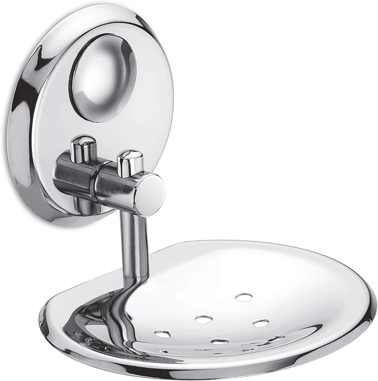 Dazzle Stainless Steel Soap Dish Holder/Soap Case (Silverish)-DG908