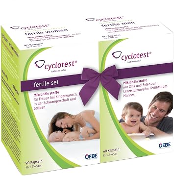 Cyclotest Fertile Set Kinderwunsch Tabletten Fur Die Fruchtbarkeit