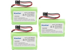 Kastar 3-Pack AAAX3 3.6V MSM 1000mAh Ni-MH Rechargeable Battery for Uniden Cordless Phone BT-446 BT446 BP-446 BP446 BT-1005 BT1005 TRU8885 TRU8885-2 TRU88852 TRU8888 TRU9460 TRU9465 TRU9480 TCX-800