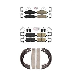 Transit Auto Front Rear Ceramic Disc Brake Pads Kit