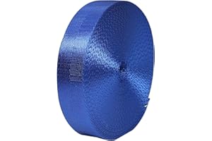 Devobunch 1 Inch Nylon Webbing Strap, Heavy Duty Nylon 10|25 Yard Webbing Roll, Durable Nylon Strapping for Indoor or Outdoor Gear, DIY Crafting, Repairing, 18 Vibrant Colors