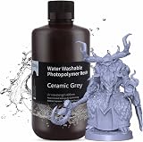 ELEGOO Water Washable 3D Resin 405nm LCD UV-Curing Grey 1000G
