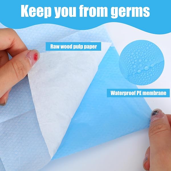 COMNICO 120 PCS DISPOSABLE TOILET SEAT COVERS, INDIVIDUALLY WRAPPED DISPOSABLE SEAT COVERS PORTABLE NON-SLIP LINERS TRAVEL ACCESSORIES FOR ADULTS TRAVEL HOME HOTEL HOSPITAL