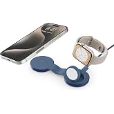 Twelve South Butterfly SE 2-in-1 Foldable Wireless Travel Charger, Coastal | Charges iPhone, AirPods and Apple Watch, Folds t