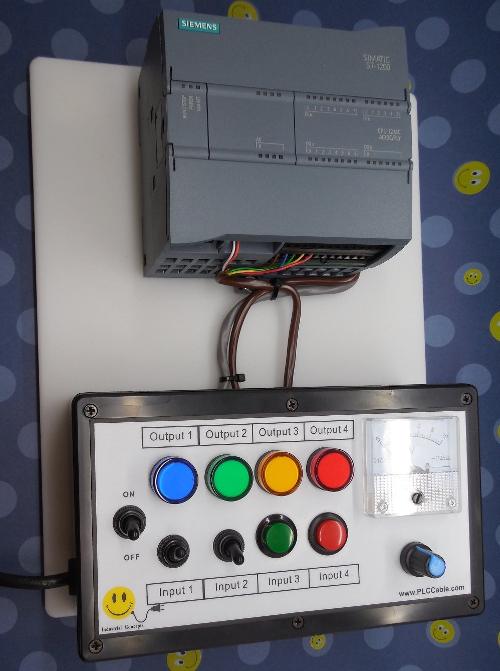 SIEMENS S7 1200 PLC Trainer, ANALOG, Software, Ethernet ~ PLC TRAINING STARTER KIT WITH TIA ...