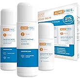 AcneFree 24Hr Acne Clearing System for Sensitive Skin, 3-Step Kit with 1.5% Salicylic Acid – Gentle, Alcohol-Free Cleanser, Toner & Lotion for Acne-Prone Skin, Dermatologist Recommended