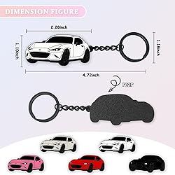 glahorse For Mazda Keychain，For Mazda Miata/MX-5