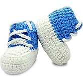 THEFAMIE Crochet Booties for Newborns - Soft Knitting Shoes - Booties for Babies