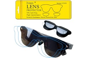 Ivaso Lens and Screen Protector for RayNeo Air 3S/3S Pro AR Glasses, TPU Soft Protective Films