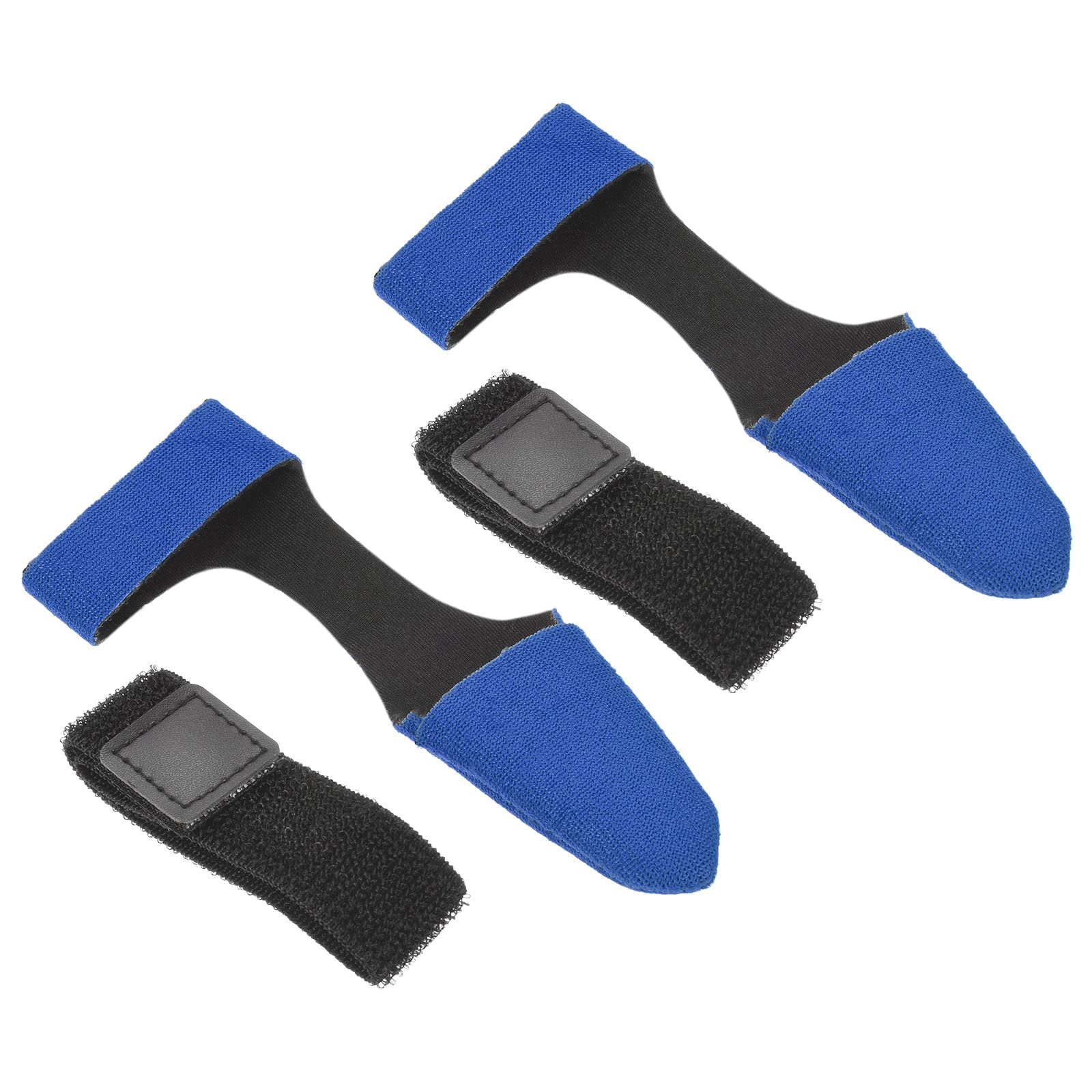 PATIKIL Fishing Rod Tip Cover and Tie, 2 Pack Cane Sleeve Protector Case Fastening Strap Accessories, Blue