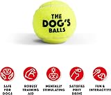 The Dog's Balls Small Yellow 6-Pack Dog Tennis Balls Non-Abrasive Felt view 2