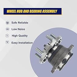 KUSATEC 512293 Rear Wheel Bearing Hub Assembly for