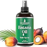 Batana Oil for Hair Growth Spray - Raw Batana from Honduras. Vegan Leave in Conditioner for Women, Men. Strengthens & Hydrates Thinning, Dry Hair for a Healthier-Looking Scalp
