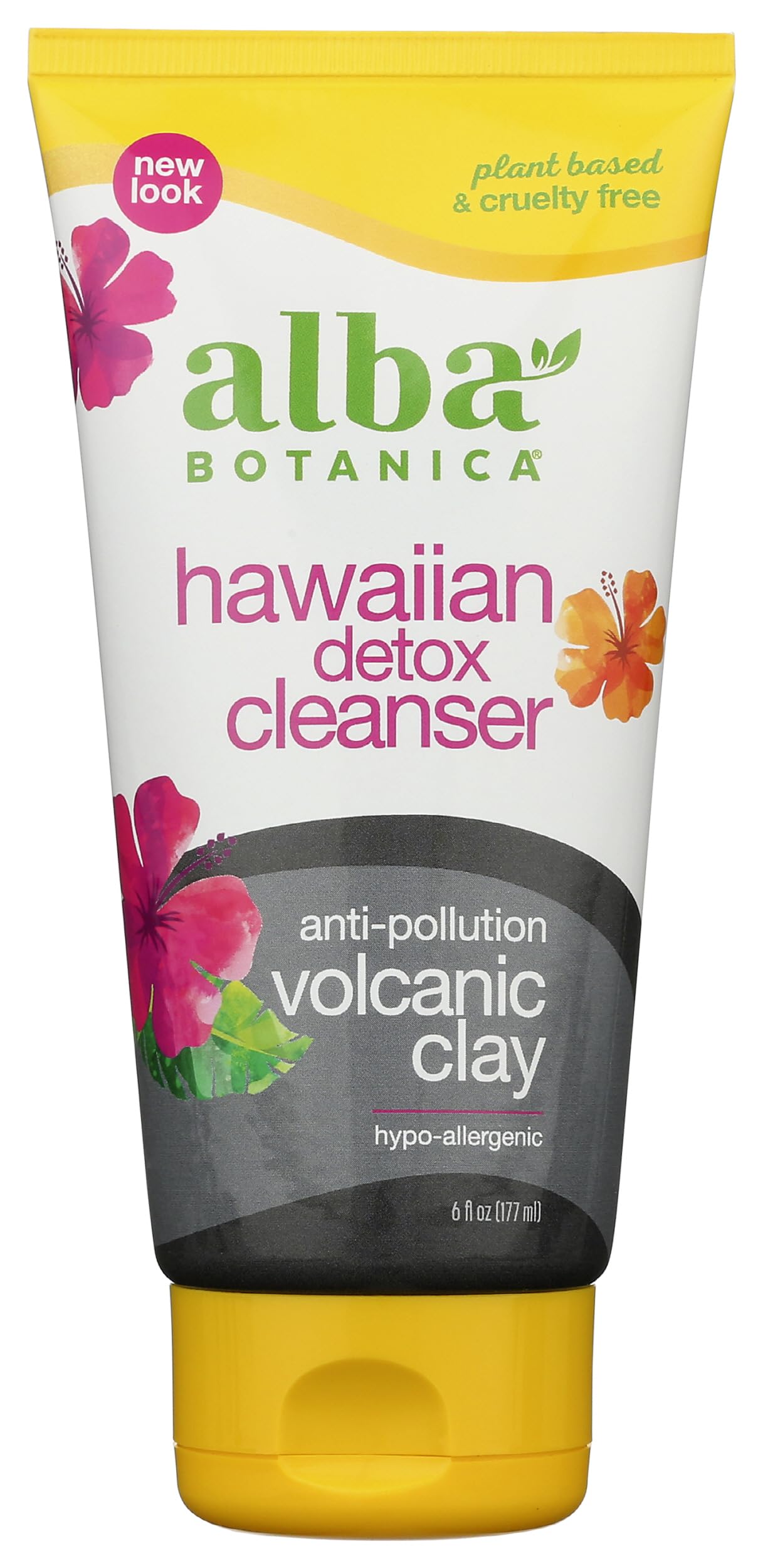 Alba Botanica Hawaiian Anti-pollution Volcanic Clay Cleanser, 100 g