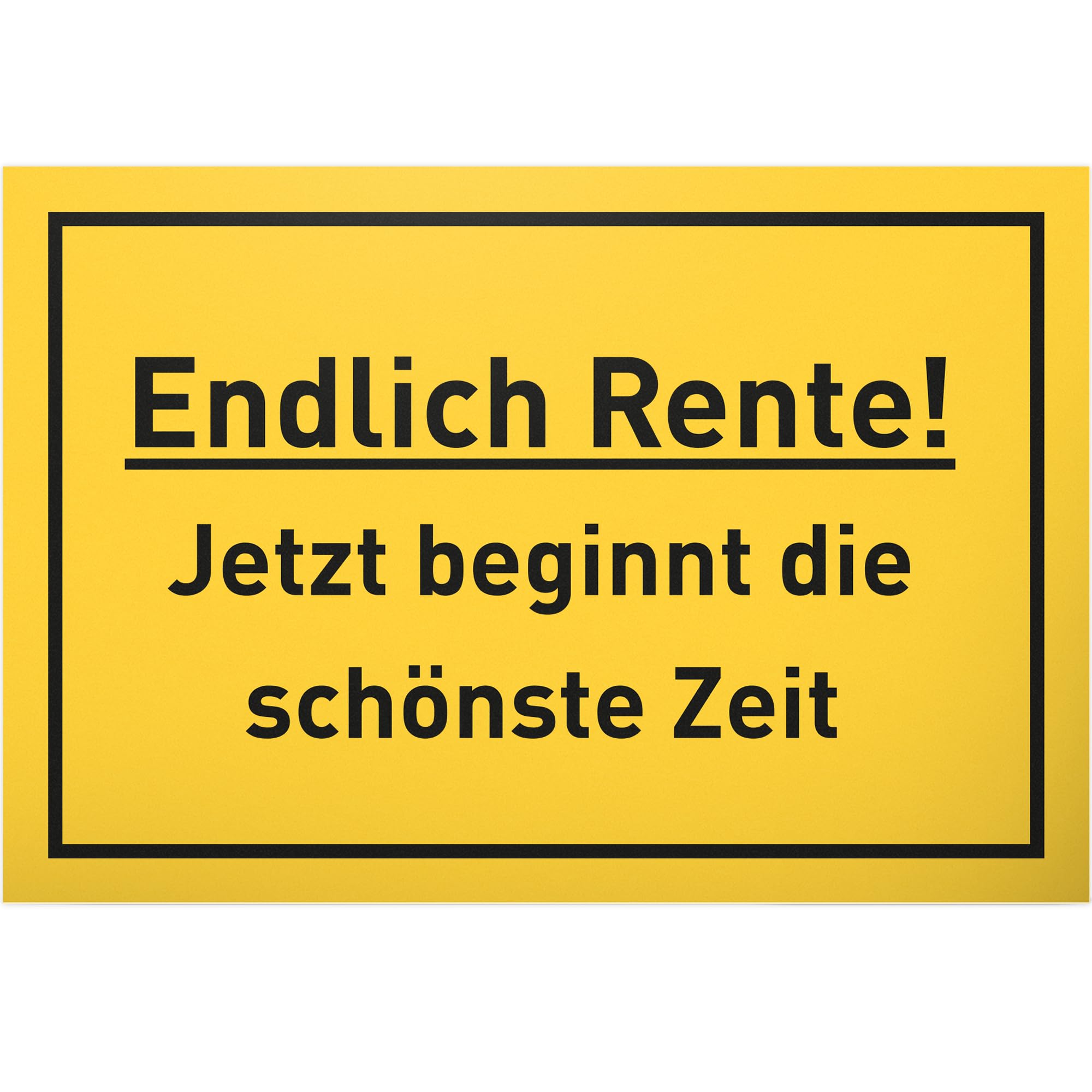 DankeDir! Retirement Sign Plastic Funny Saying – Retirement Pensioner Colleague Women & Men Retirement Gift Retirement Entry – Decorative Farewell Retirement Card Party Gift Idea