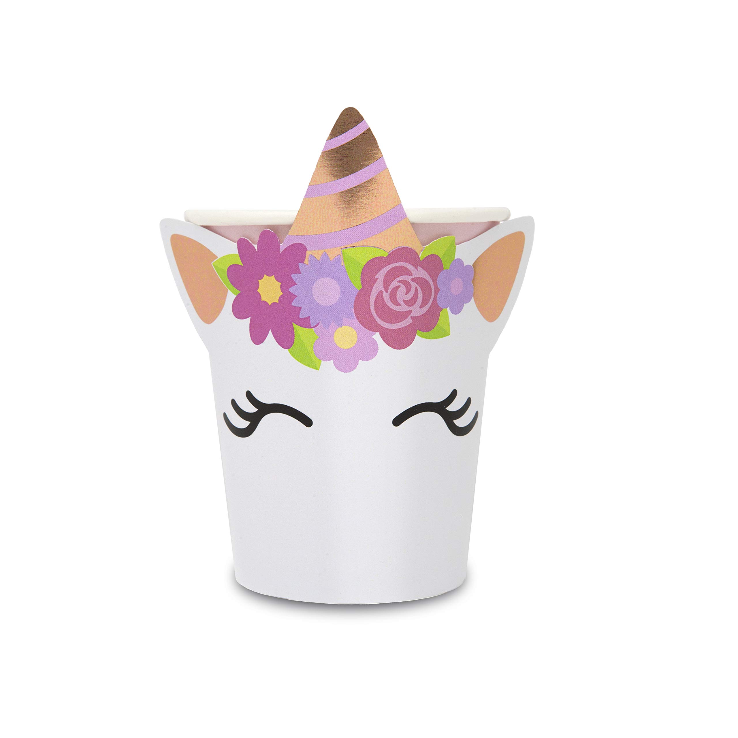 Hatton Gate Unicorn Paper Party Cups 8 Cups Per Pack