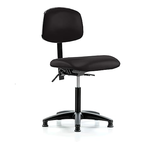 Perch Lab Chair with Adjustable Back Support, Stationary Caps