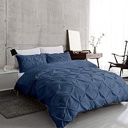 Pinch Pleated 1-Piece Duvet Cover Egyptian