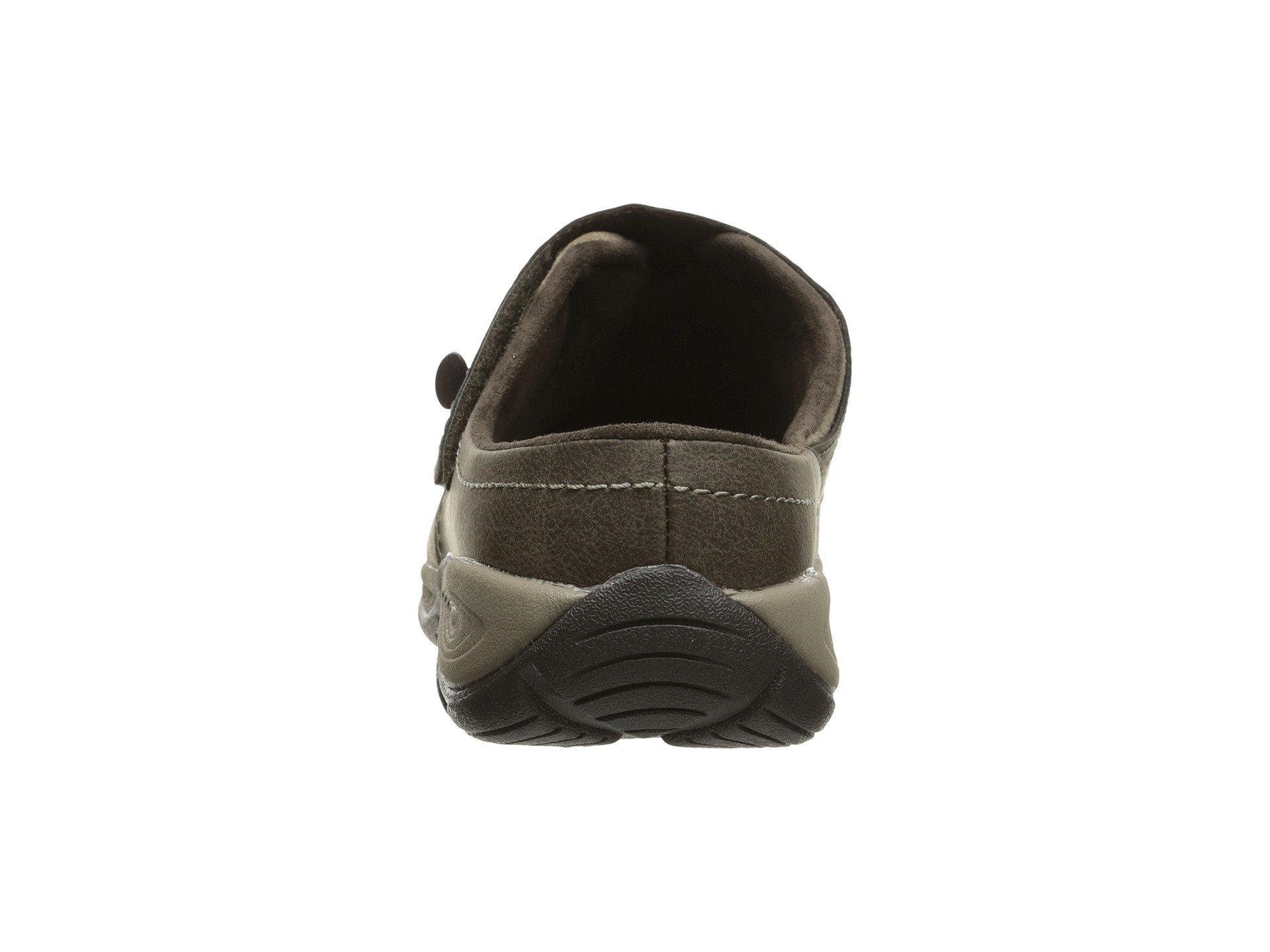 Easy Spirit Women's Eliana Clog,Dark Taupe/Brown Suede,US 7.5 WW - Image 4