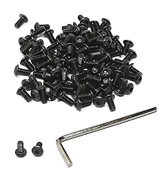 iexcell 100 Pcs M3 x 6 Thread Pitch 0.5 mm Alloy